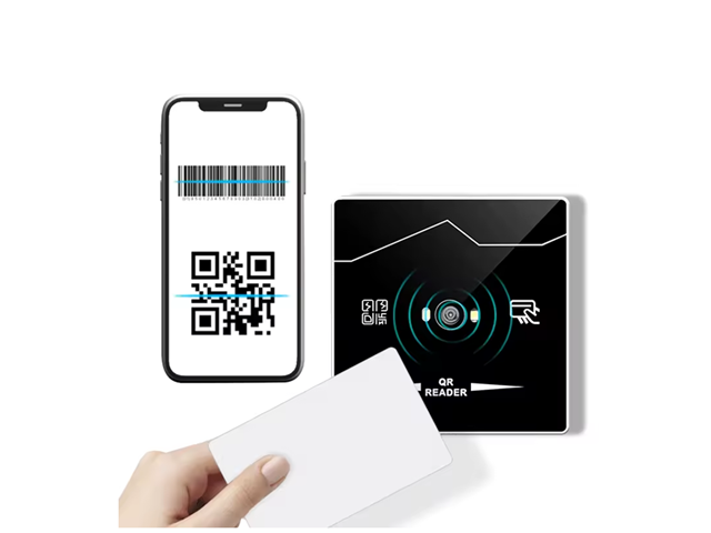 เครื่องอ่านบัตร RFID และ QR Code สำหรับระบบ Car Park RS232/RS485 Interface