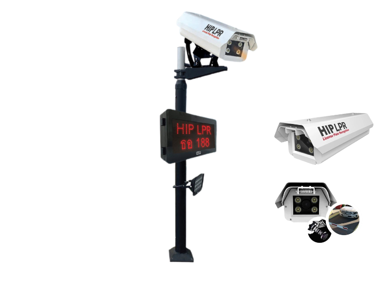 HIP ALPR Camera CMH88 (เซ็ตรวมกล้อง LPR CMH88 + LED + Bracket + Fill light)